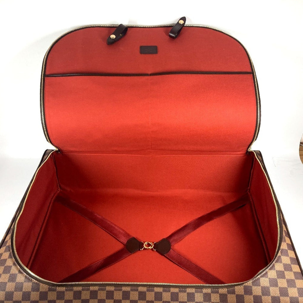 Louis Vuitton Brown Damier Canvas Ebene Damier Canvas Boston Bag (Pre-Owned)