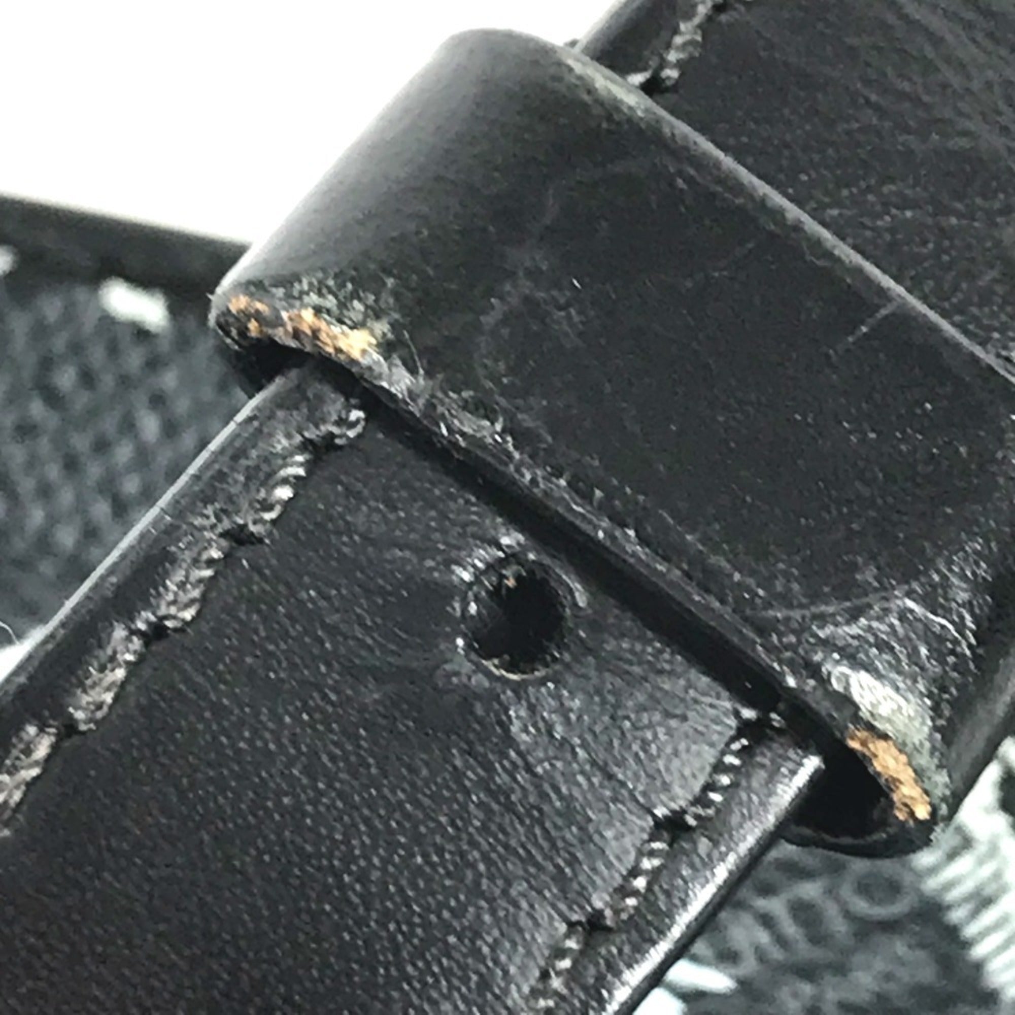 Louis Vuitton Black Damier Graphite Pochette Shoulder Bag (Pre-Owned)