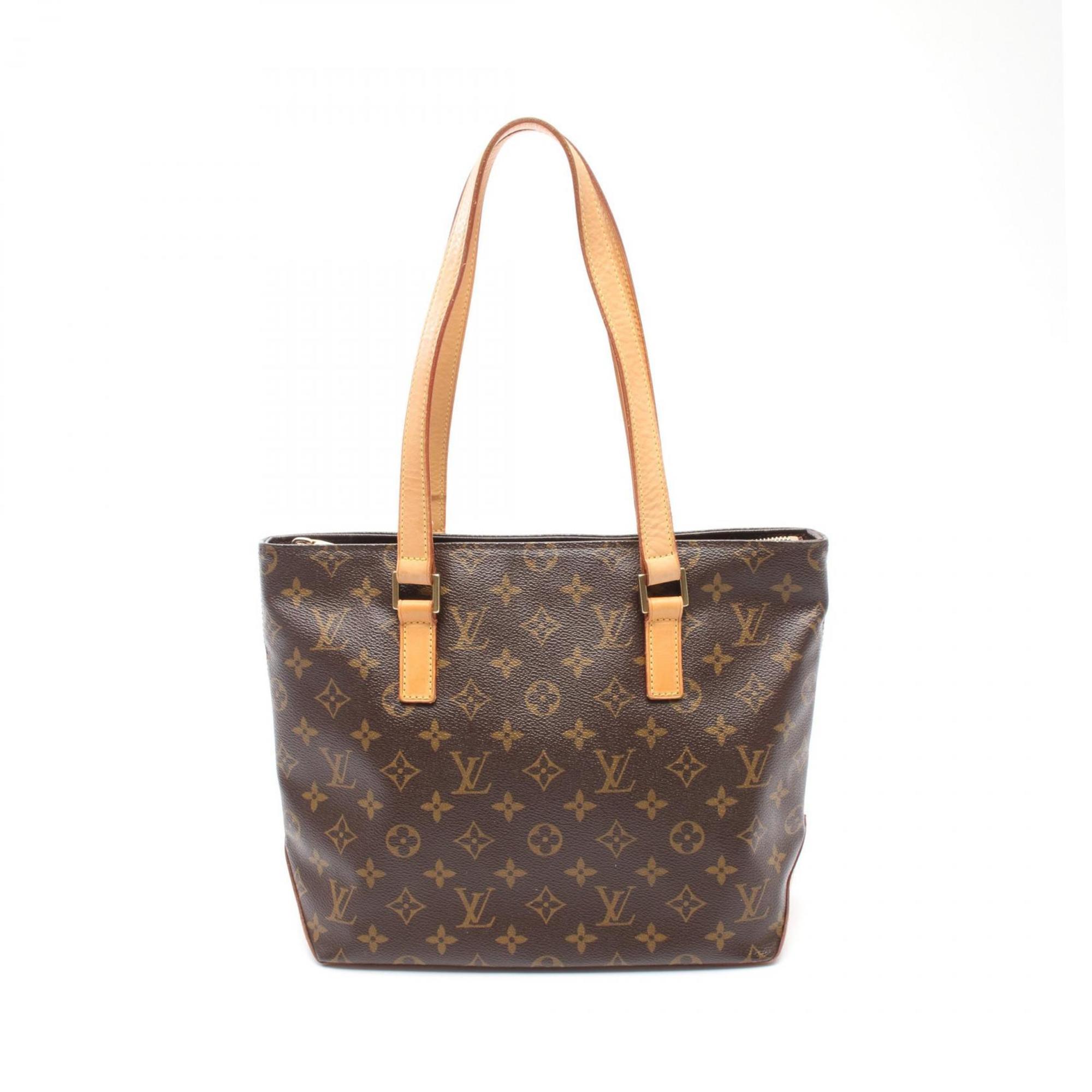 Louis Vuitton Monogram Brown Coated Canvas Leather Shoulder Bag (Pre-Owned)