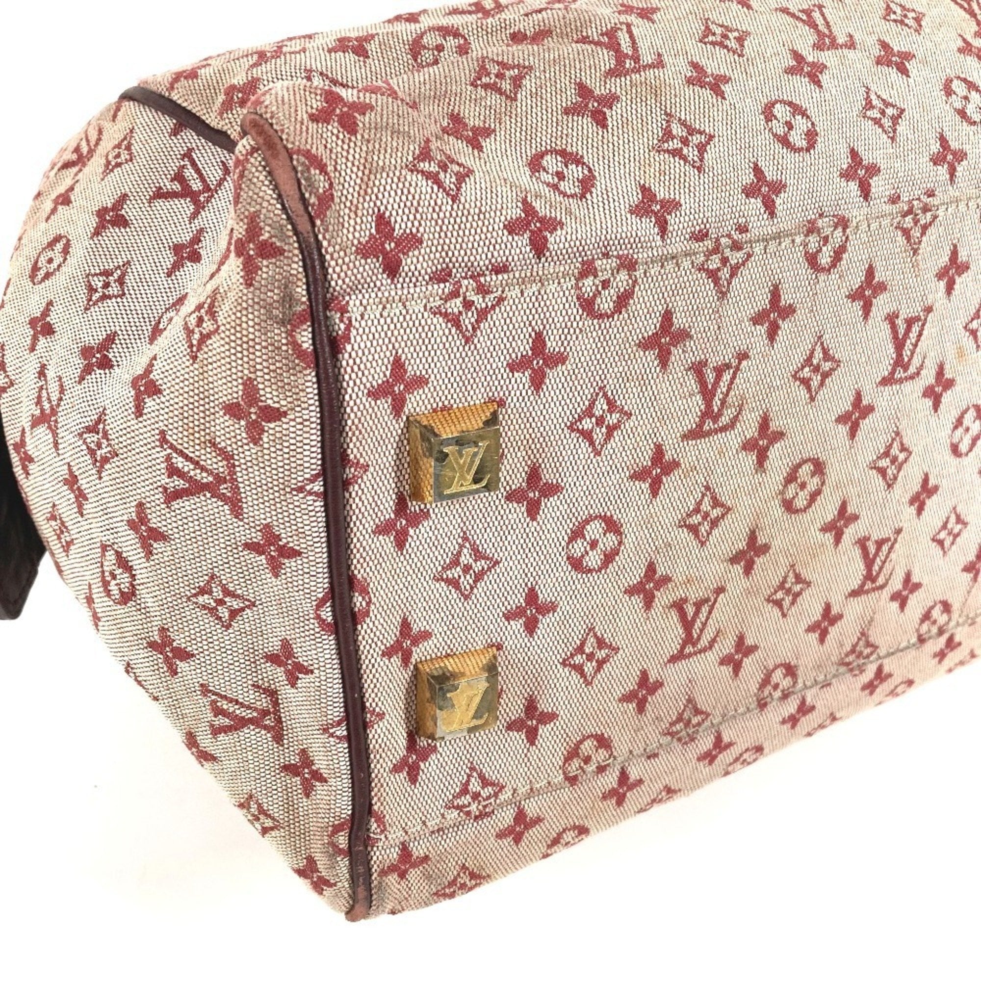 Louis Vuitton Cerise Monogram Red Color Monogram Mini Boston Bag Handbag (Pre-Owned)