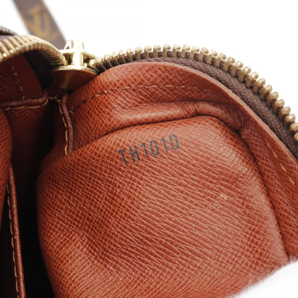 Louis Vuitton Brown Monogram Coated Canvas Leather Pvc Shoulder Bag (Pre-Owned)
