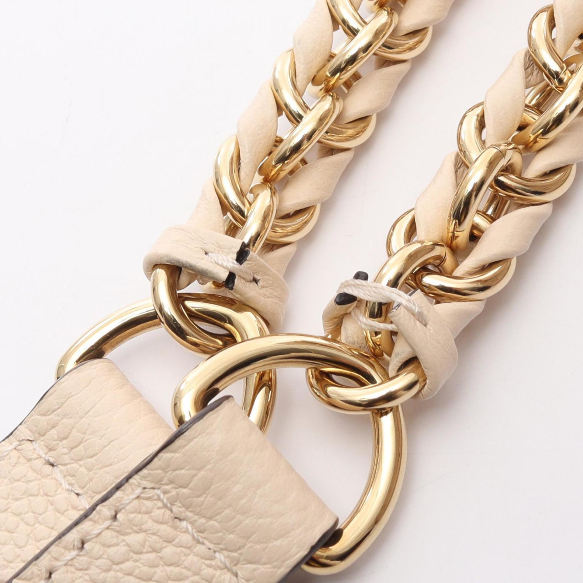 Louis Vuitton Beige Brown Coated Canvas Handbag (Pre-Owned)