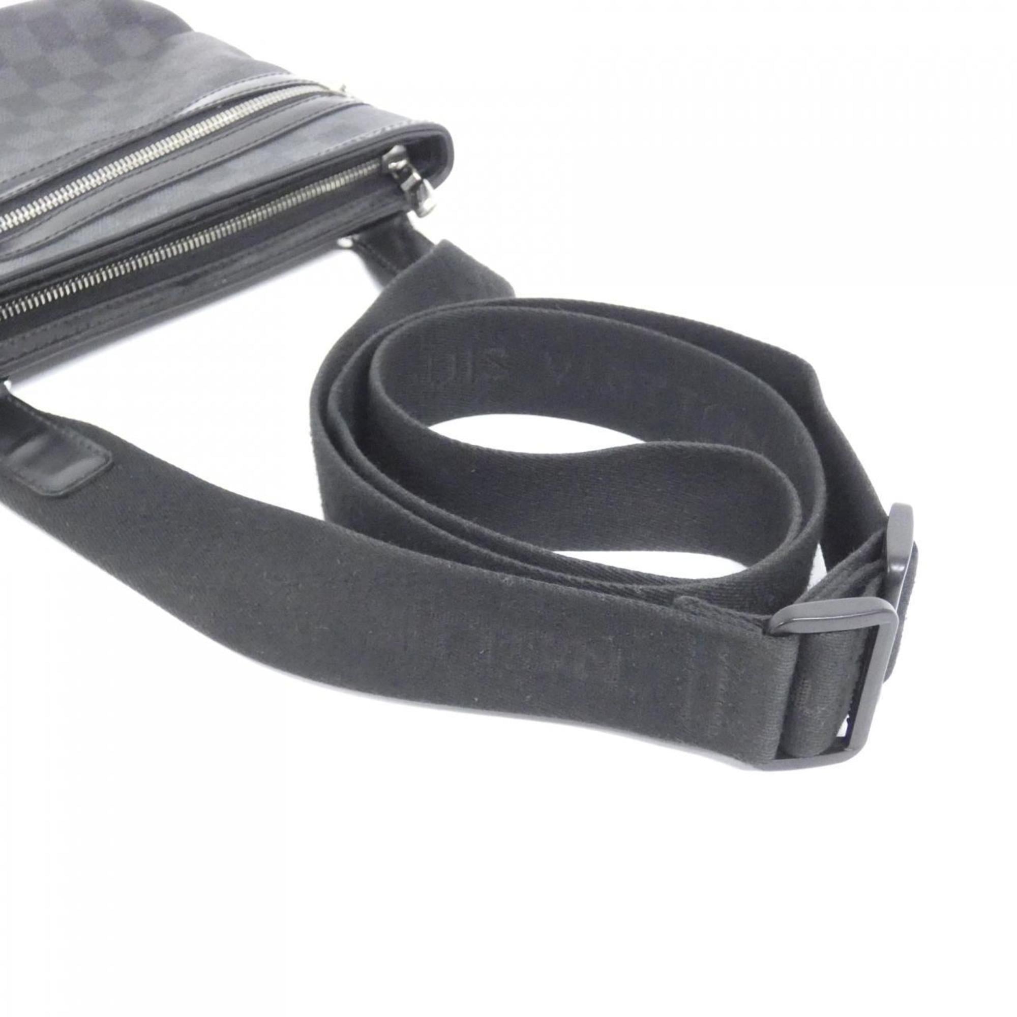 Louis Vuitton Graphite Coated Canvas Shoulder Bag (Pre-Owned)