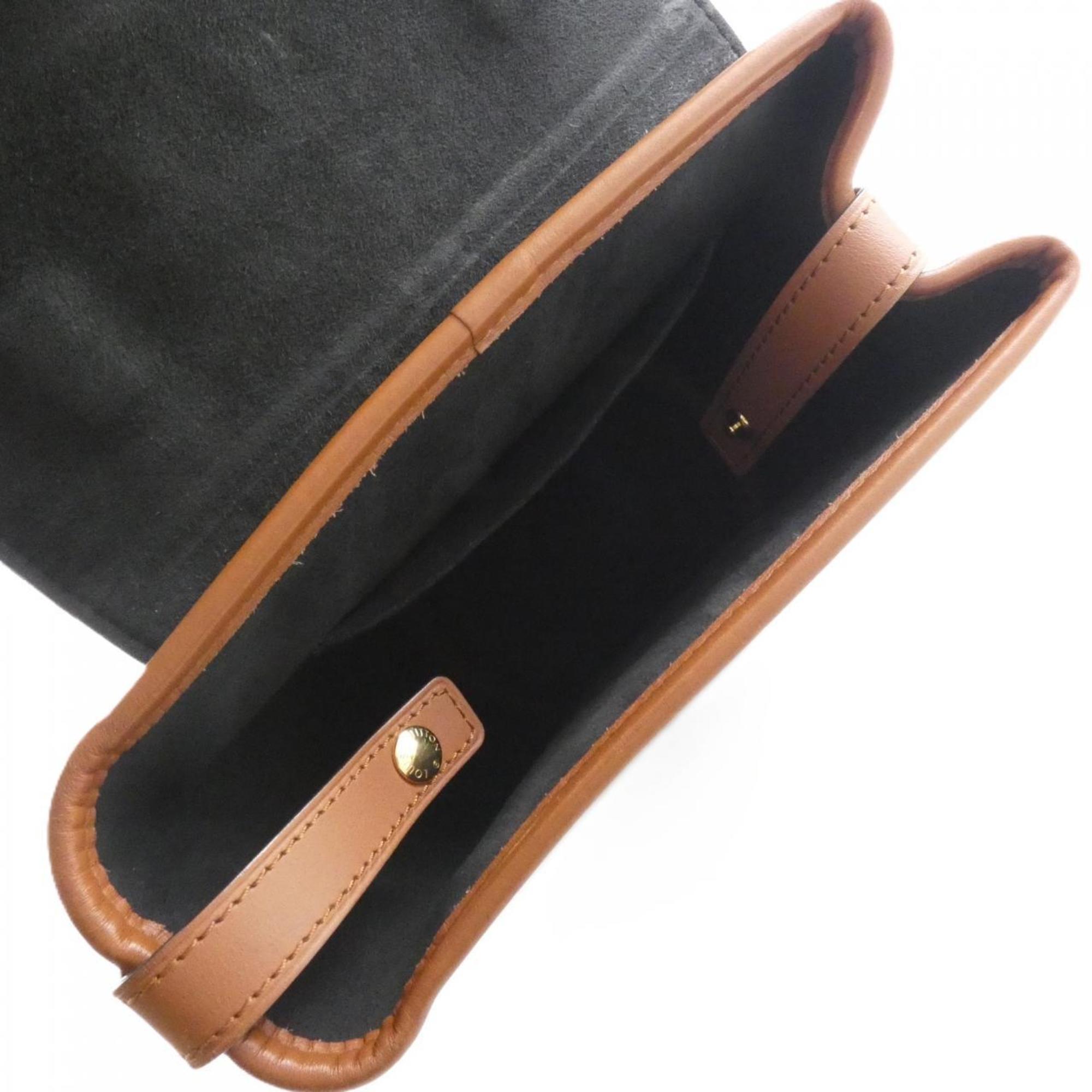Louis Vuitton Brown Coated Canvas Backpack (Pre-Owned)