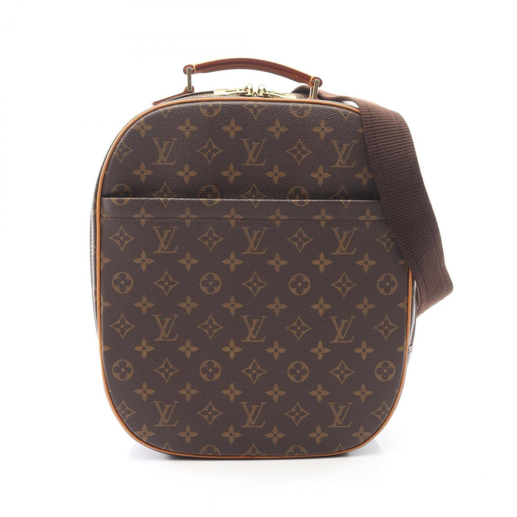 Louis Vuitton Monogram Brown Coated Canvas Leather Handbag (Pre-Owned)