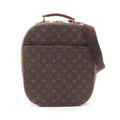 Louis Vuitton Monogram Brown Coated Canvas Leather Handbag (Pre-Owned)