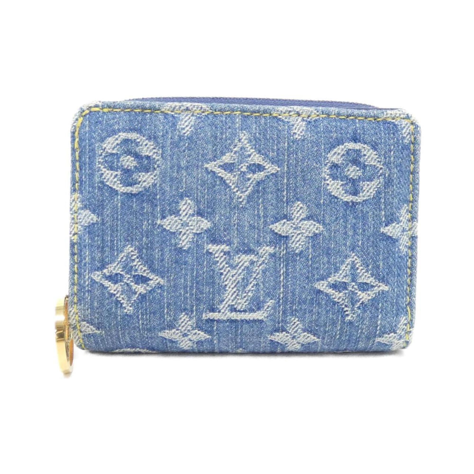 Louis Vuitton Blue Denim Wallet (Bi-Fold) (Pre-Owned)
