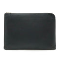 Louis Vuitton Black Noir Leather Clutch Bag Pochette (Pre-Owned)