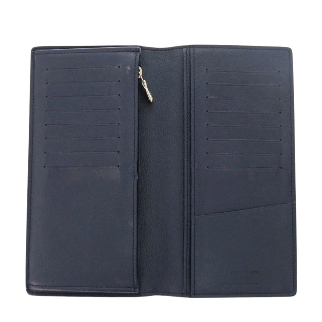 Louis Vuitton Ocean Leather Long Wallet (Bi-Fold) (Pre-Owned)