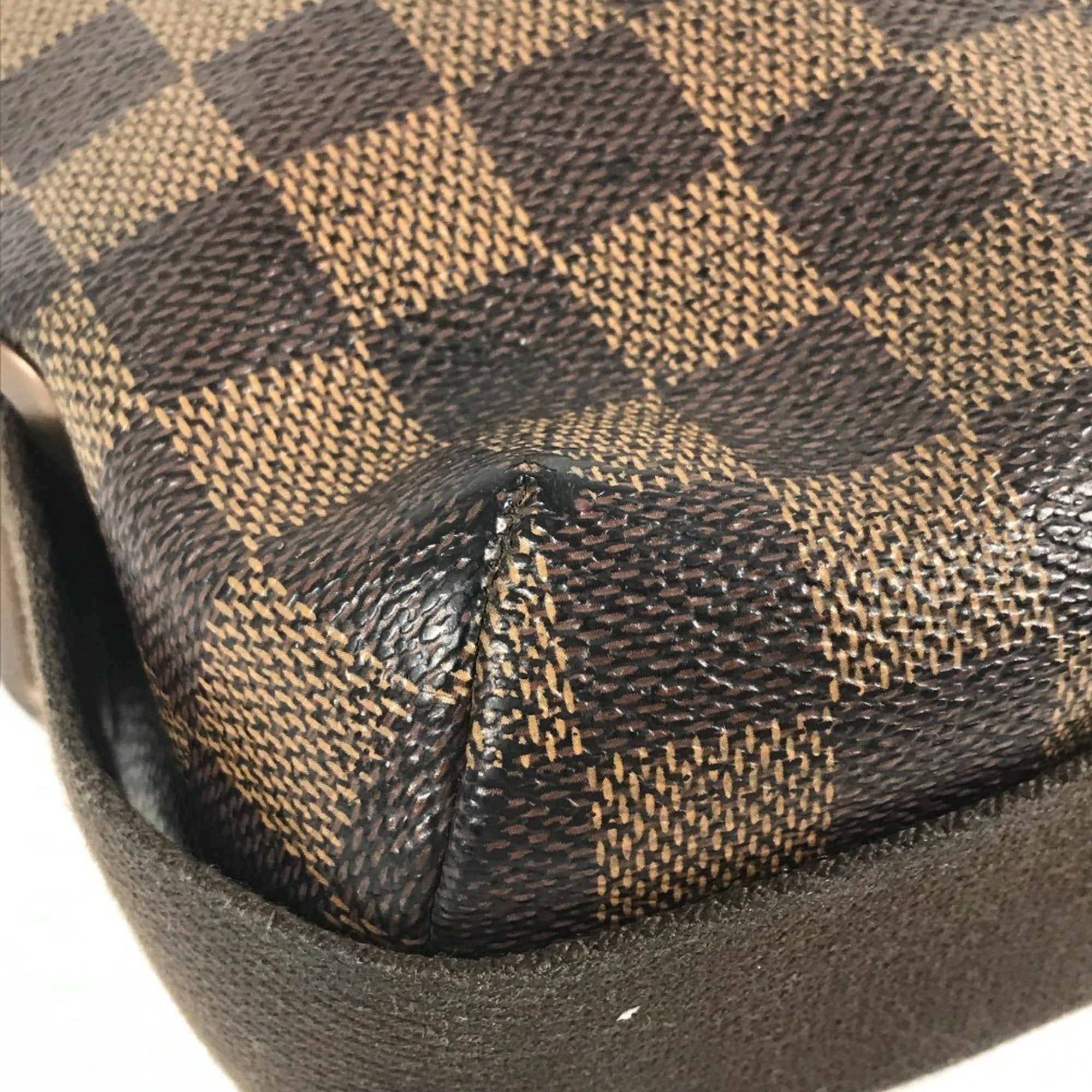 Louis Vuitton Brown Ebene Damier Canvas Messenger Bag Shoulder Bag (Pre-Owned)