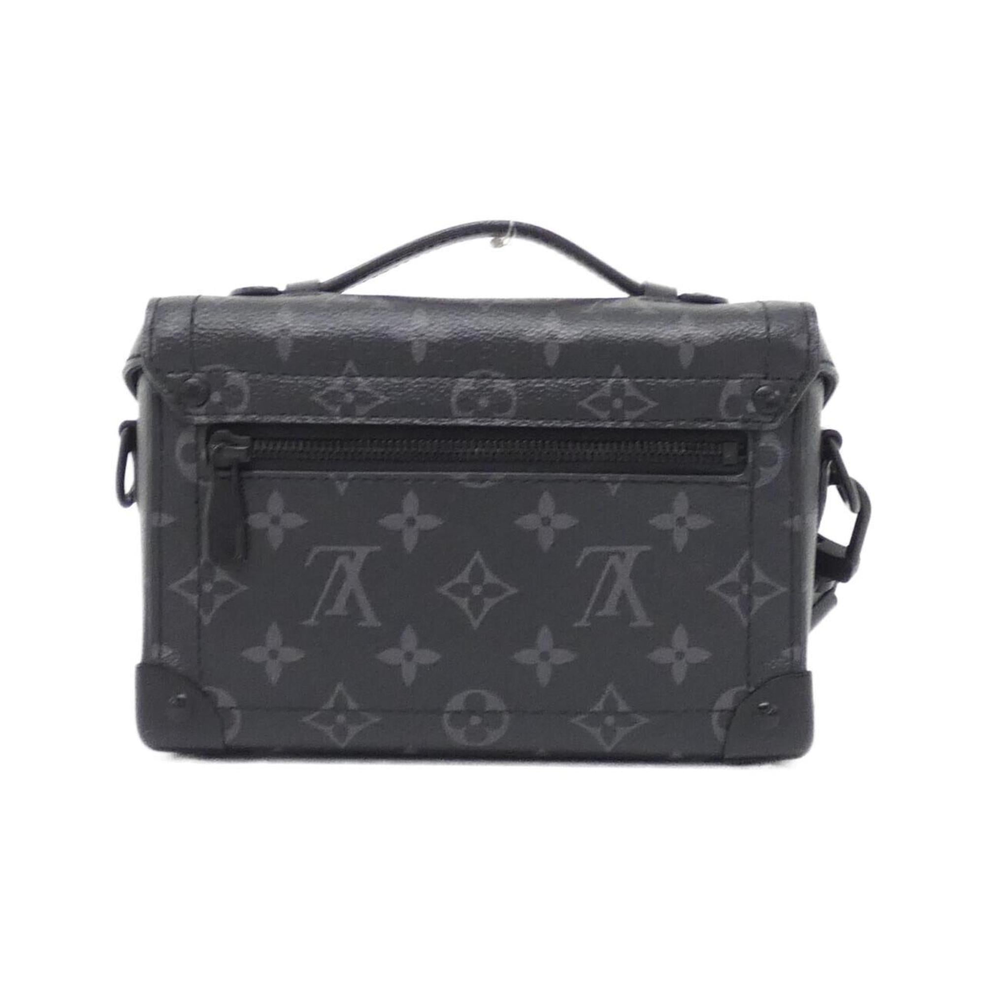Louis Vuitton Black Coated Canvas Shoulder Bag (Pre-Owned)