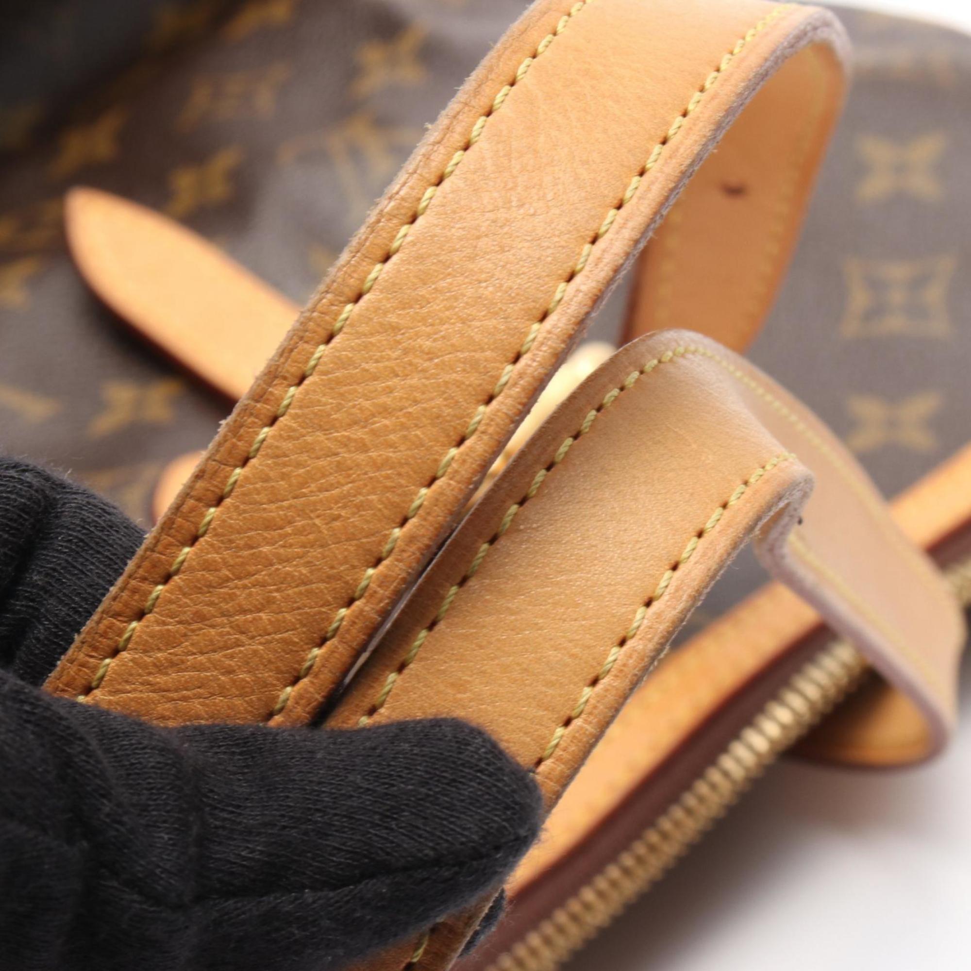 Louis Vuitton Brown Coated Canvas Shoulder Bag (Pre-Owned)
