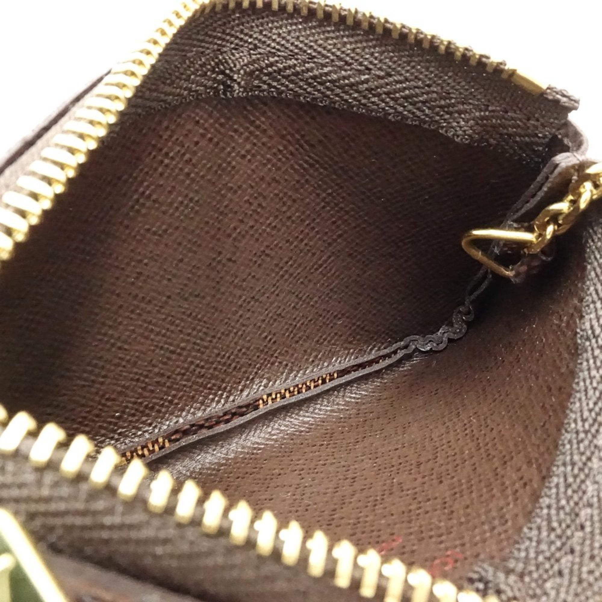 Louis Vuitton Damier Canvas Ebene Canvas Coin Purse/Coin Case (Pre-Owned)