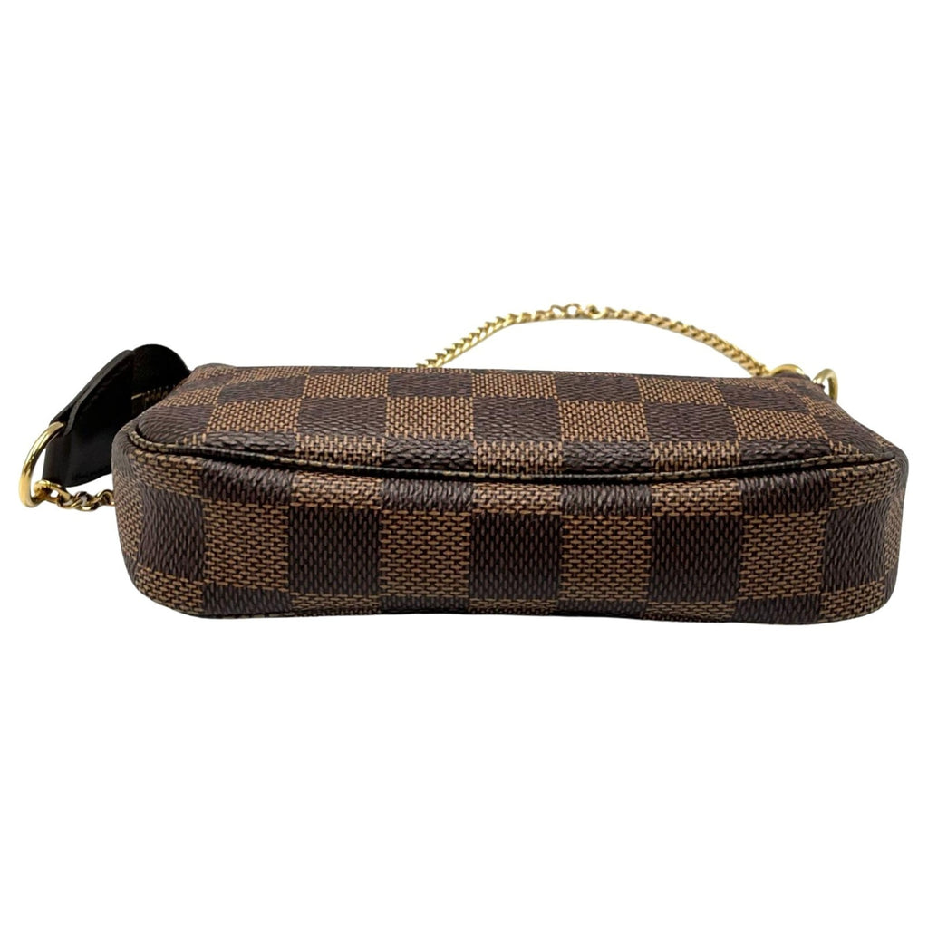 Louis Vuitton Brown Damier Canvas Pochette Pouch (Pre-Owned)