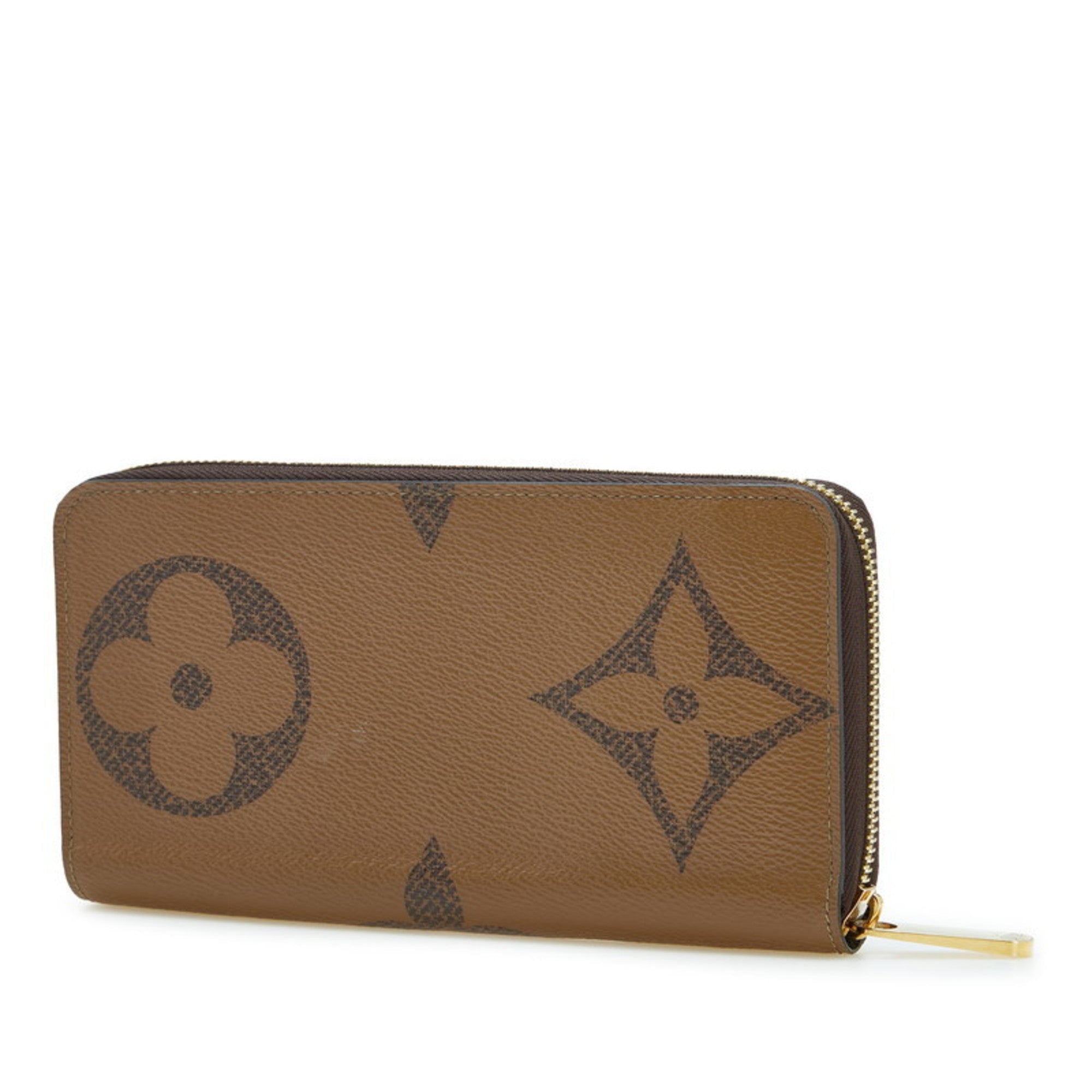 Louis Vuitton Monogram Brown Pvc Leather Wallet (Tri-Fold) (Pre-Owned)