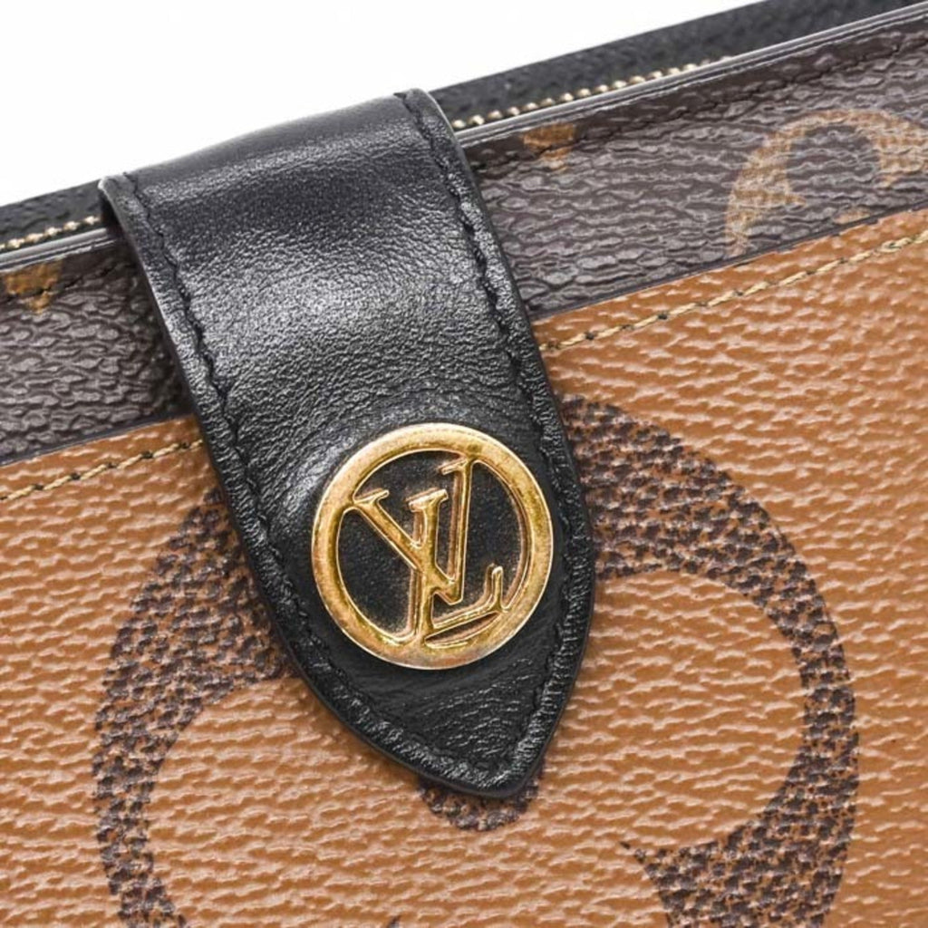 Louis Vuitton Brown Monogram Wallet (Bi-Fold) (Pre-Owned)