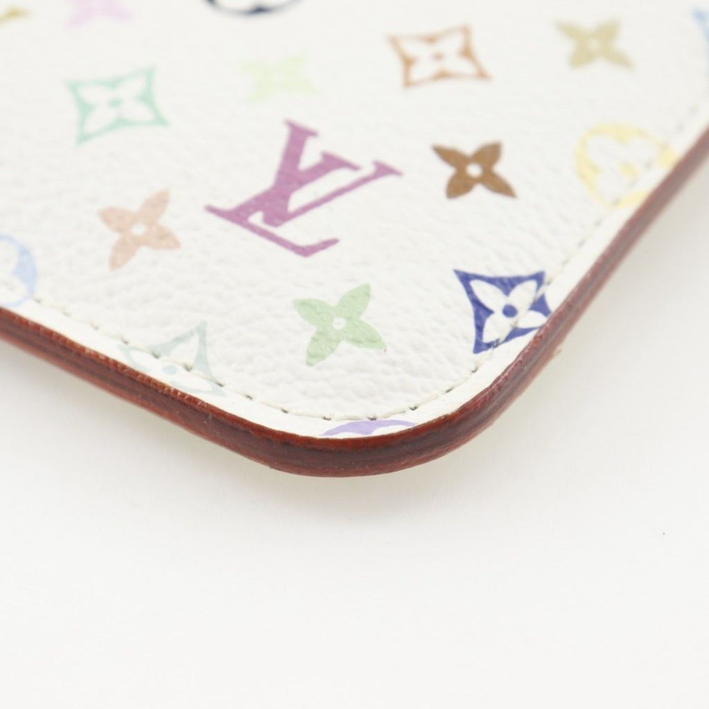 Louis Vuitton Multi-Color White Monogram Multicolore Pochette (Pre-Owned)