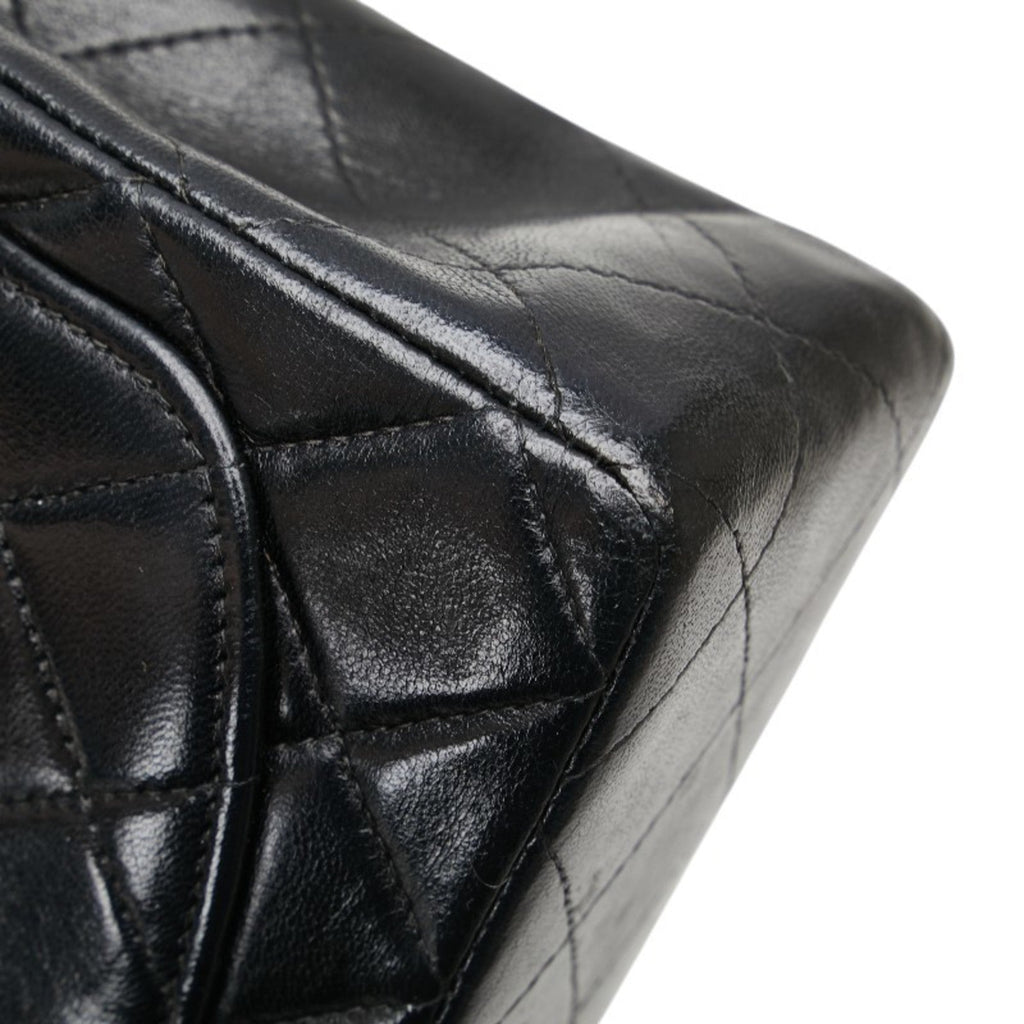Vintage Square Classic Single Flap Bag Quilted Lambskin Mini