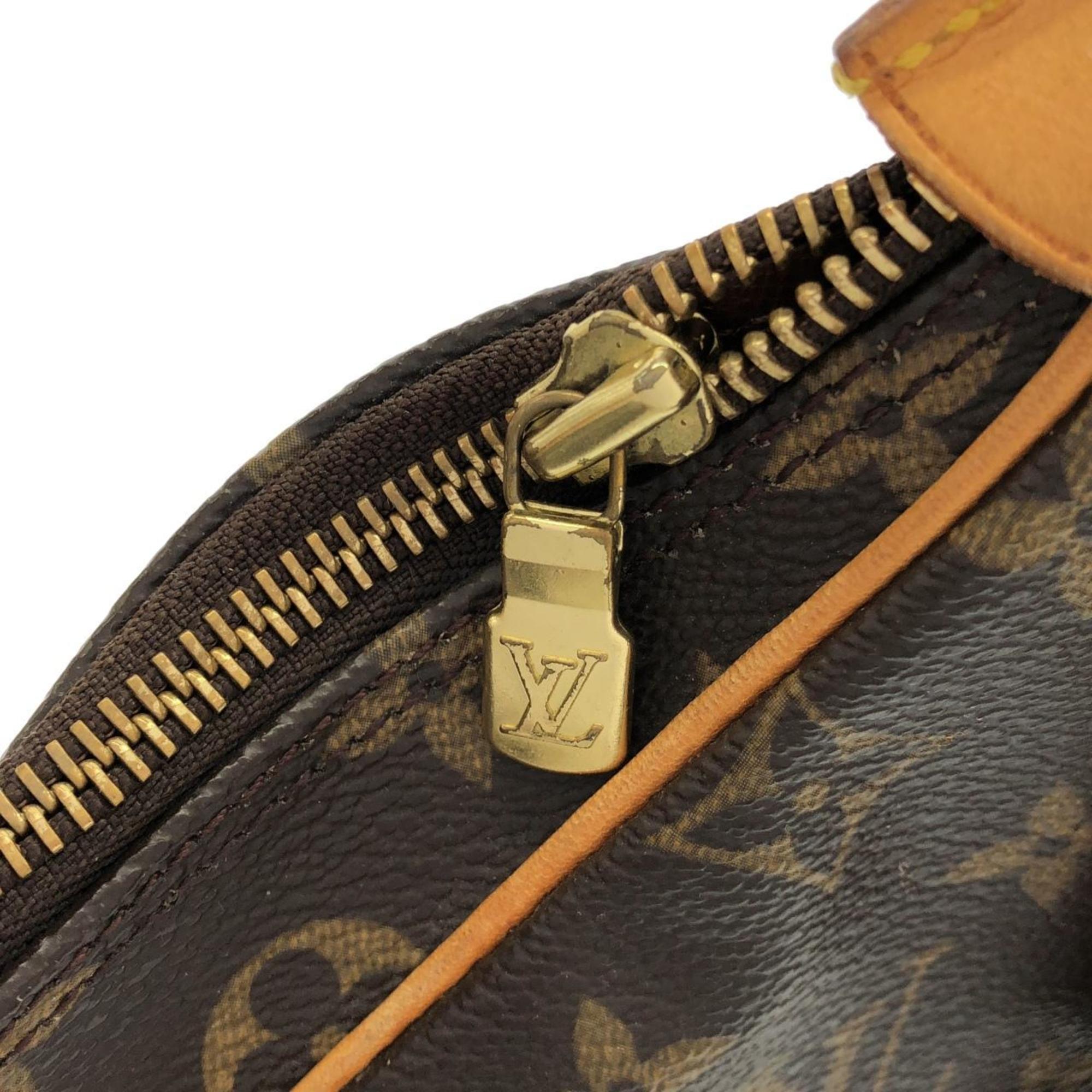 Louis Vuitton Marron Coated Canvas Shoulder Bag (Pre-Owned)