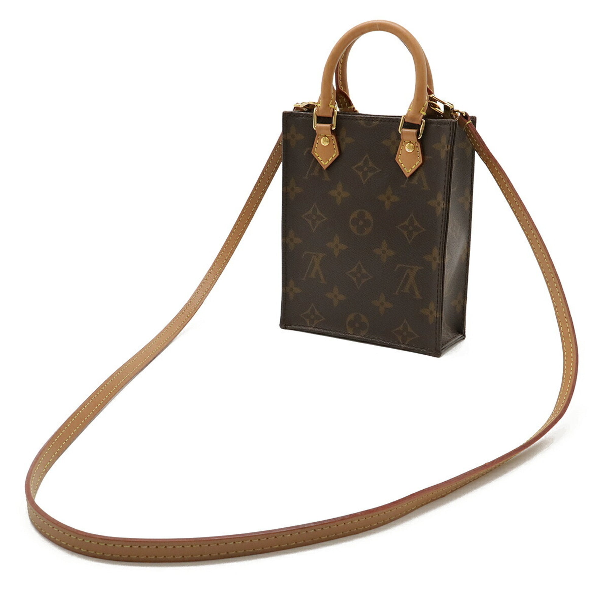 Louis Vuitton Brown Monogram Monogram Handbag Shoulder Bag (Pre-Owned)