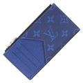 Louis Vuitton Cobalt Monogram Coated Canvas Taigarama Leather Coin Purse/Coin Case (Pre-Owned)
