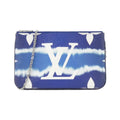 Louis Vuitton Blue Coated Canvas Pochette Shoulder Bag (Pre-Owned)