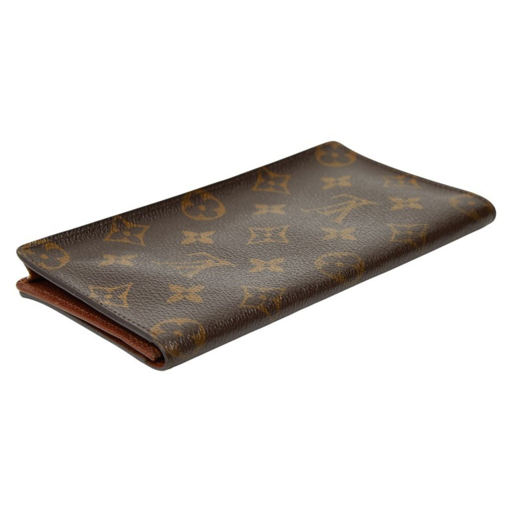 Louis Vuitton Brown Pvc Long Bill Wallet (Bi-Fold) (Pre-Owned)