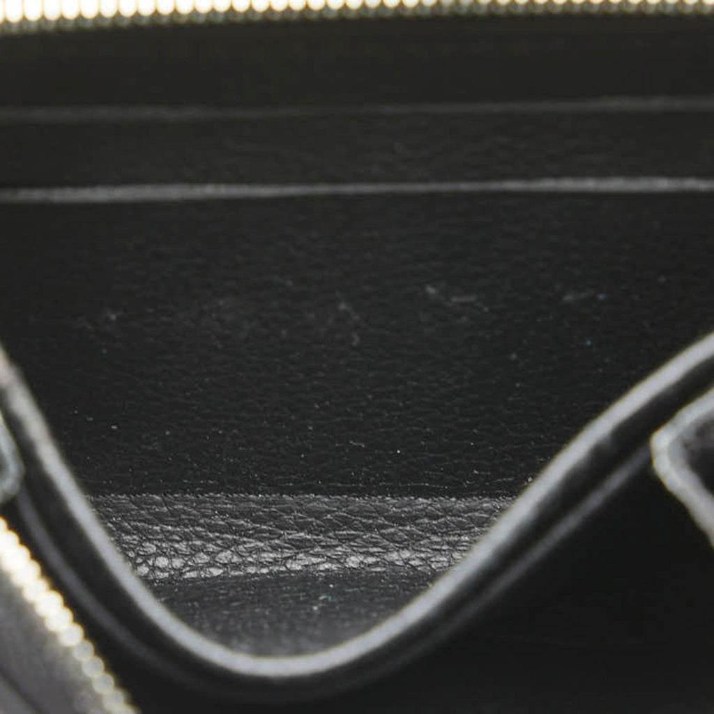 Louis Vuitton Black Noir Leather Coin Purse/Coin Case (Pre-Owned)