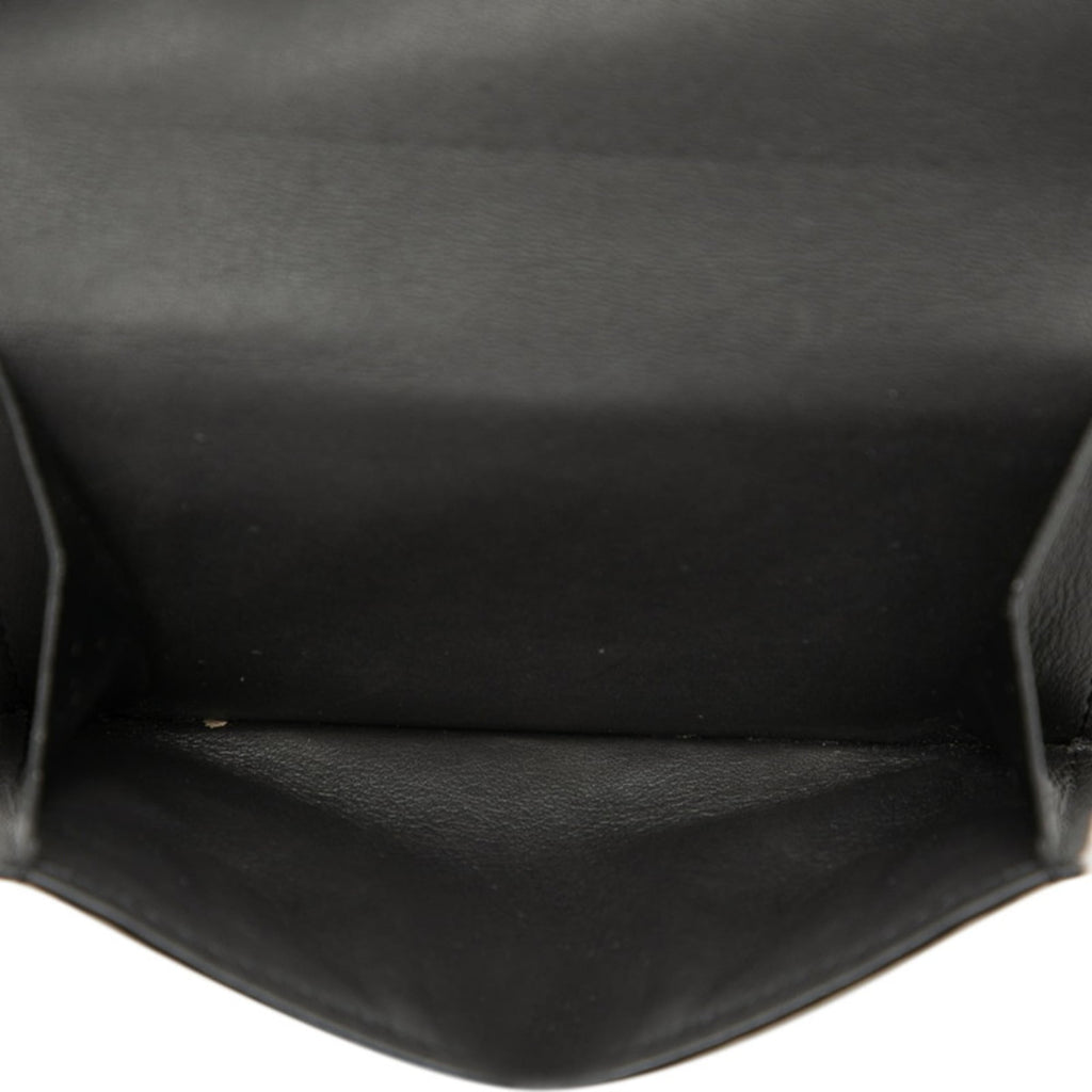 Louis Vuitton Black Pvc Leather Wallet (Tri-Fold) (Pre-Owned)