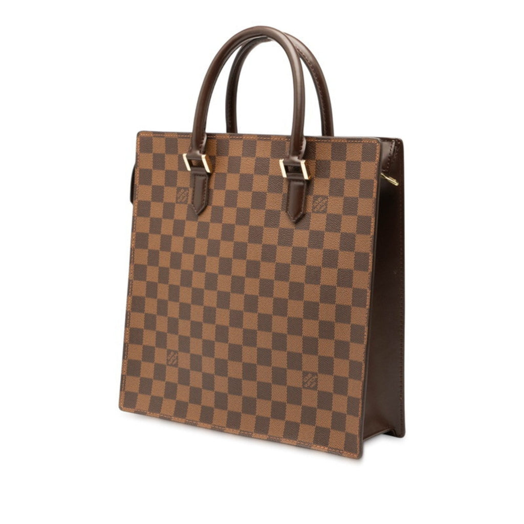 Louis Vuitton Damier Brown Pvc Leather Handbag (Pre-Owned)