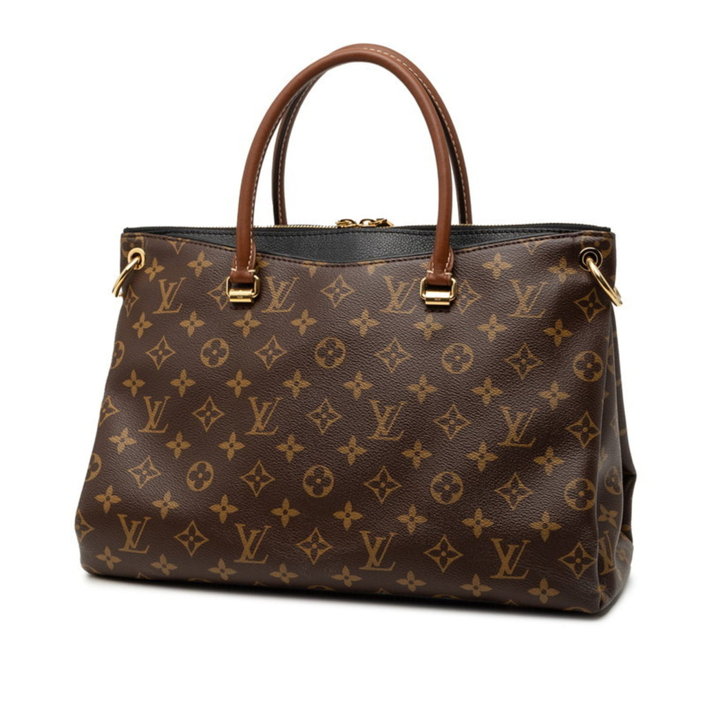 Louis Vuitton Black Brown Monogram Monogram Handbag Shoulder Bag (Pre-Owned)