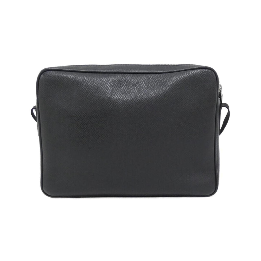 Louis Vuitton Black Leather Shoulder Bag (Pre-Owned)
