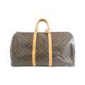 Louis Vuitton Brown Coated Canvas Boston Bag (Pre-Owned)