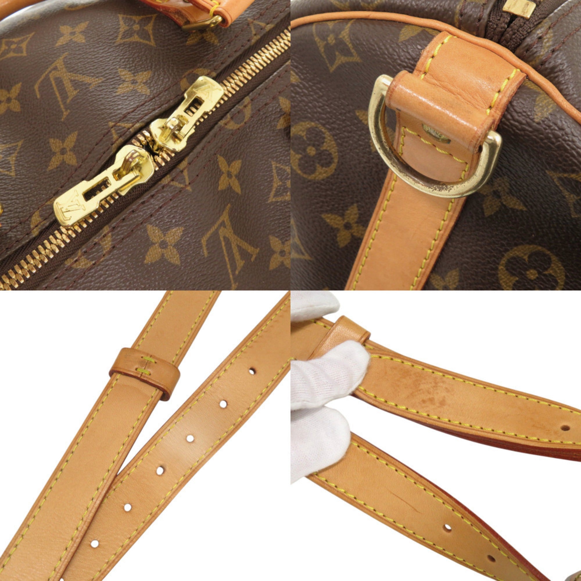 Louis Vuitton Brown Monogram Monogram Boston Bag (Pre-Owned)