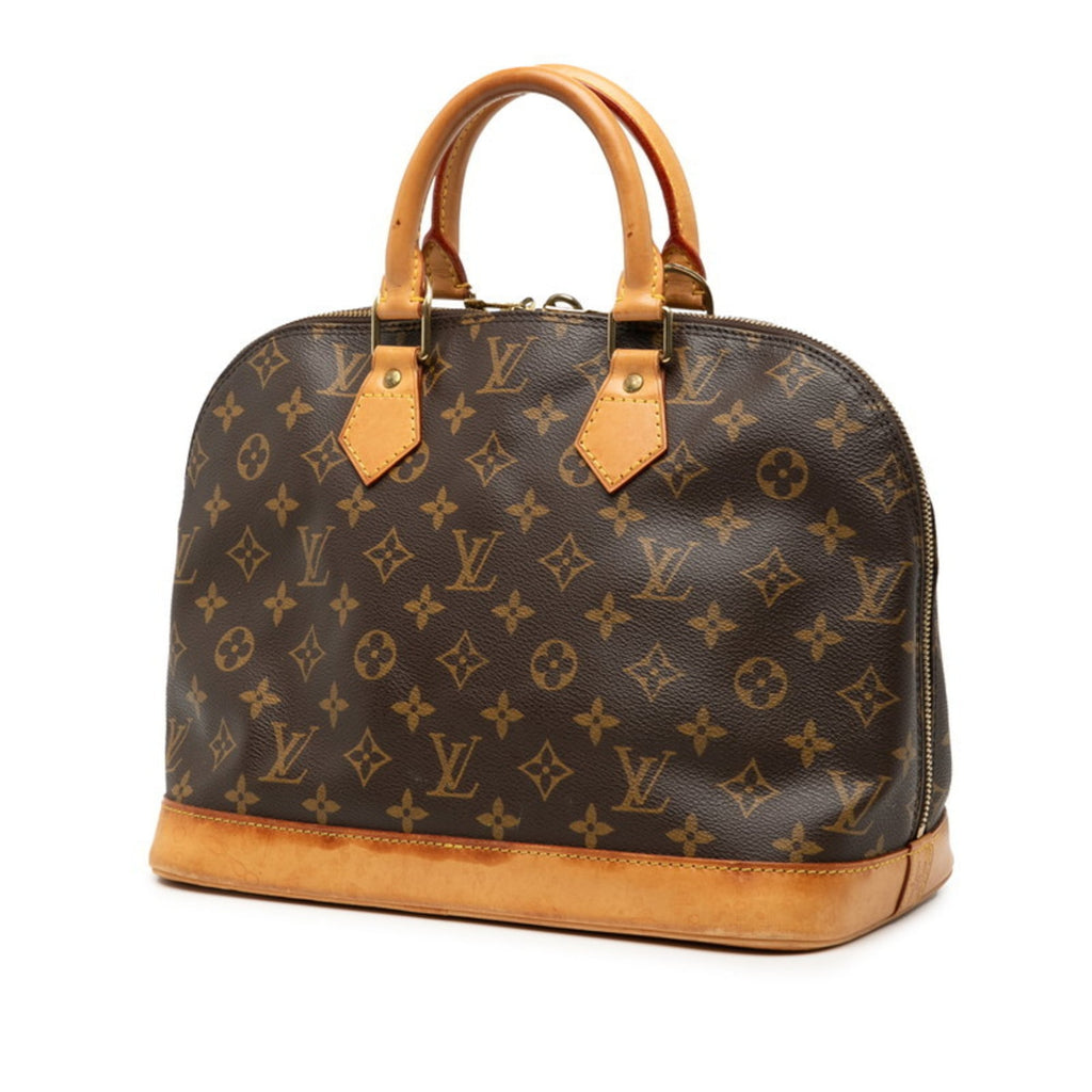 Louis Vuitton Brown Pvc Leather Handbag (Pre-Owned)