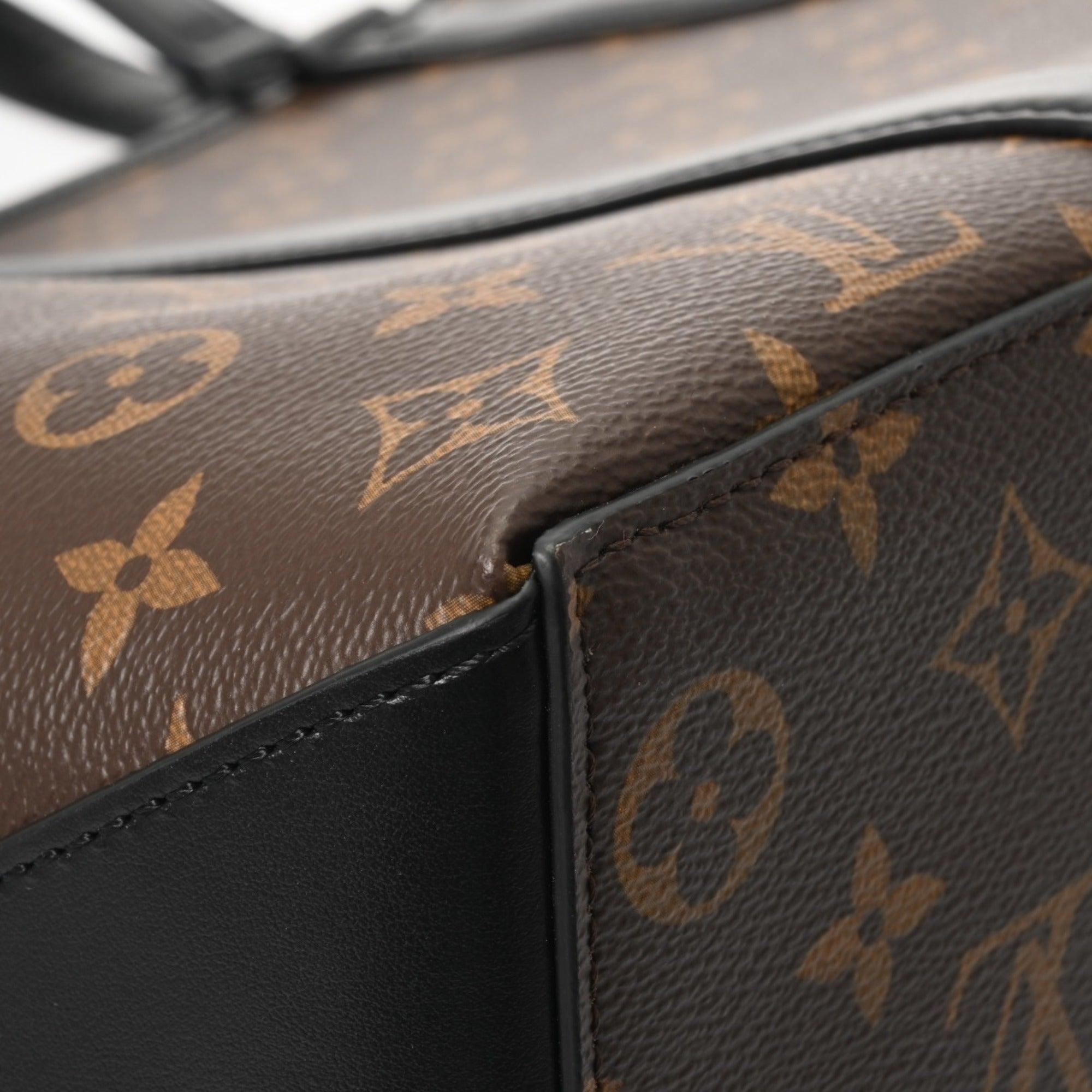 Louis Vuitton Monogram Macassar Brown Monogram Macassar Noir Tote Bag (Pre-Owned)