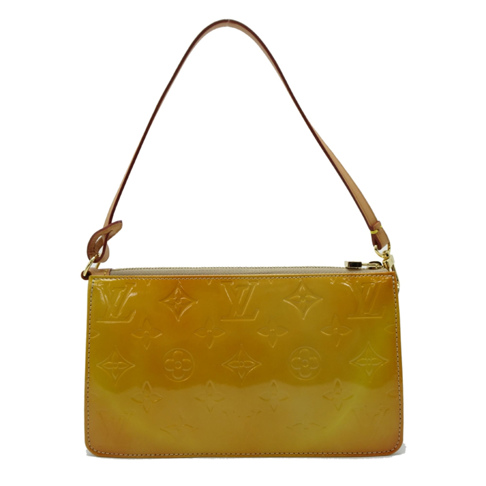 Louis Vuitton Yellow Monogram Vernis Pouch (Pre-Owned)