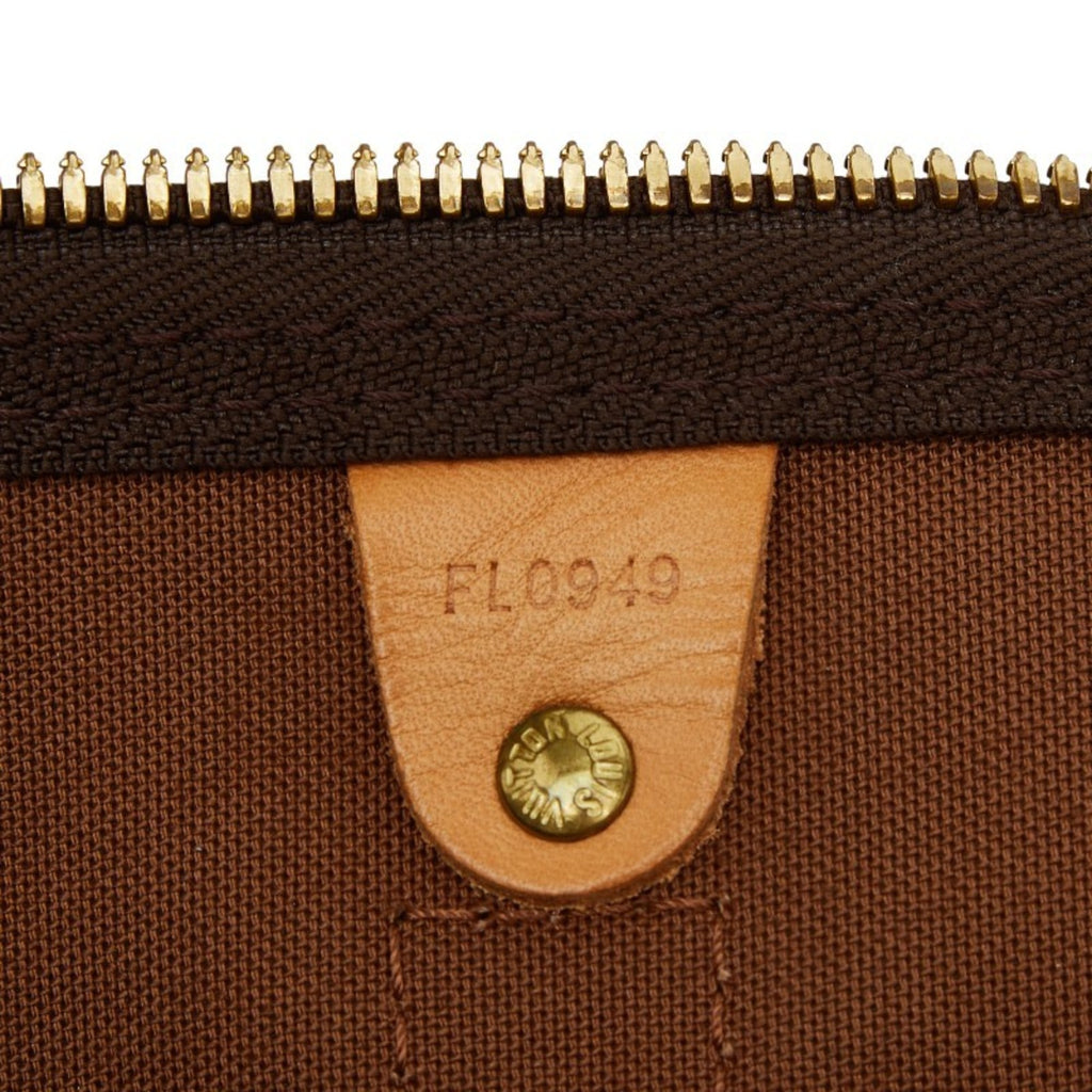Louis Vuitton Brown Pvc Leather Boston Bag (Pre-Owned)
