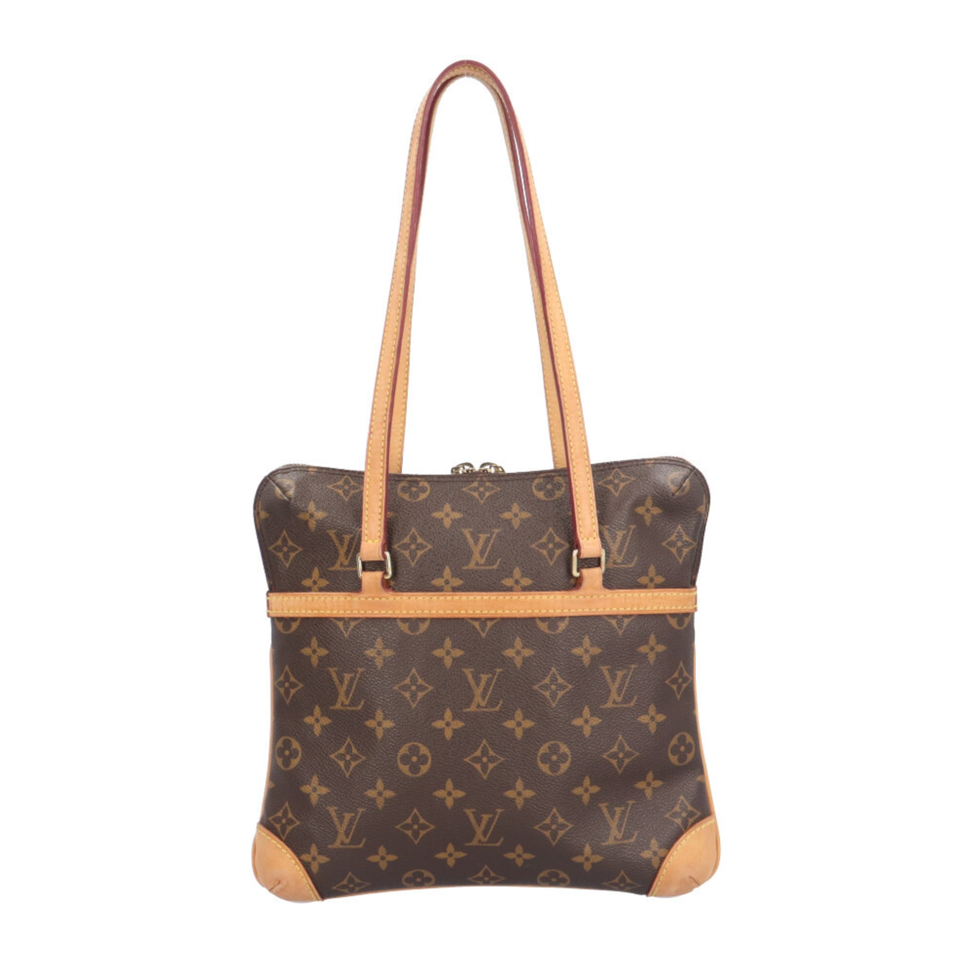 Louis Vuitton Brown Monogram Canvas Shoulder Bag (Pre-Owned)