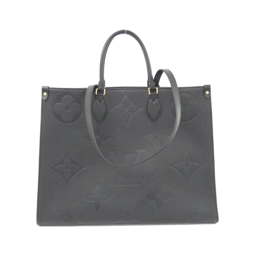 Louis Vuitton Black Leather Handbag (Pre-Owned)