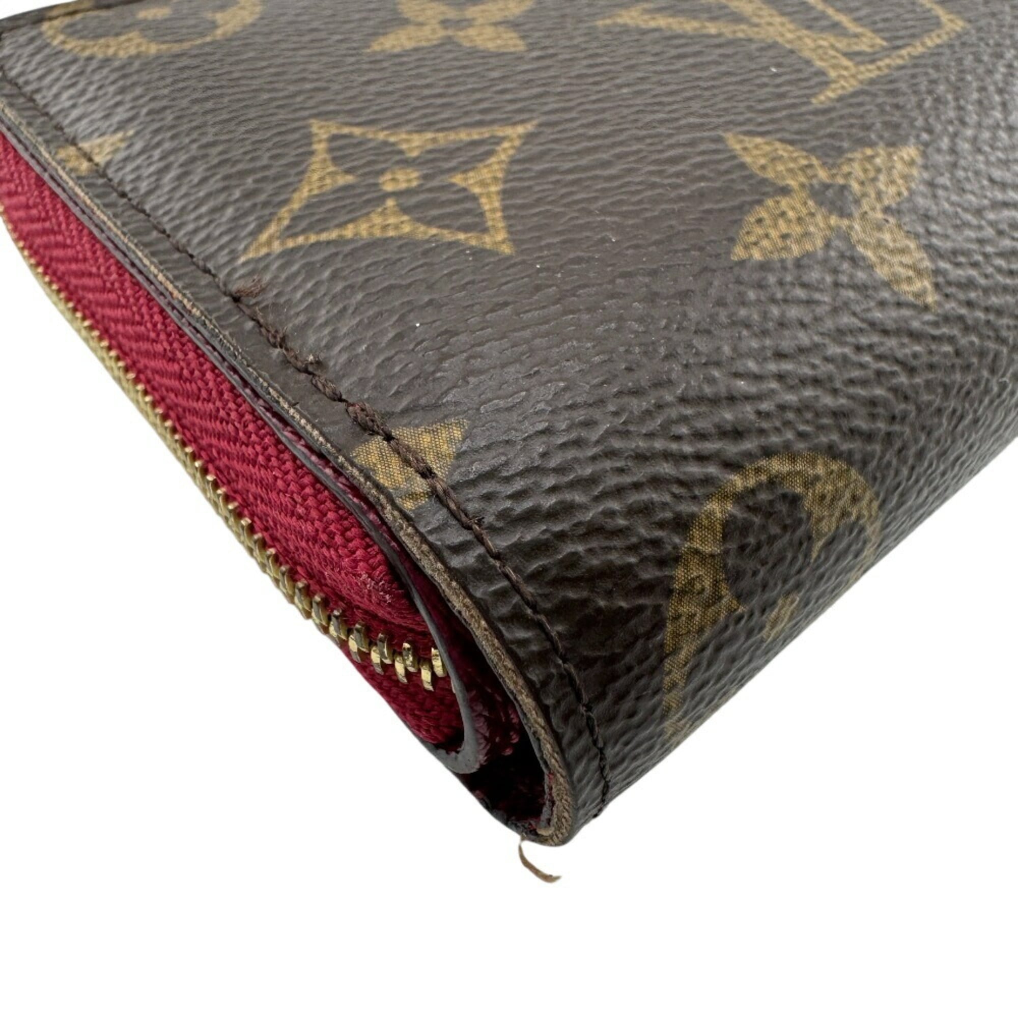Louis Vuitton Pink Leather Wallet (Bi-Fold) (Pre-Owned)