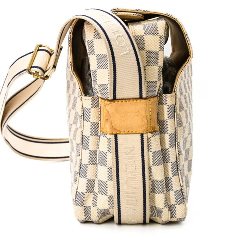 Louis Vuitton Damier Azur Off-White Damier Azur Shoulder Bag (Pre-Owned)