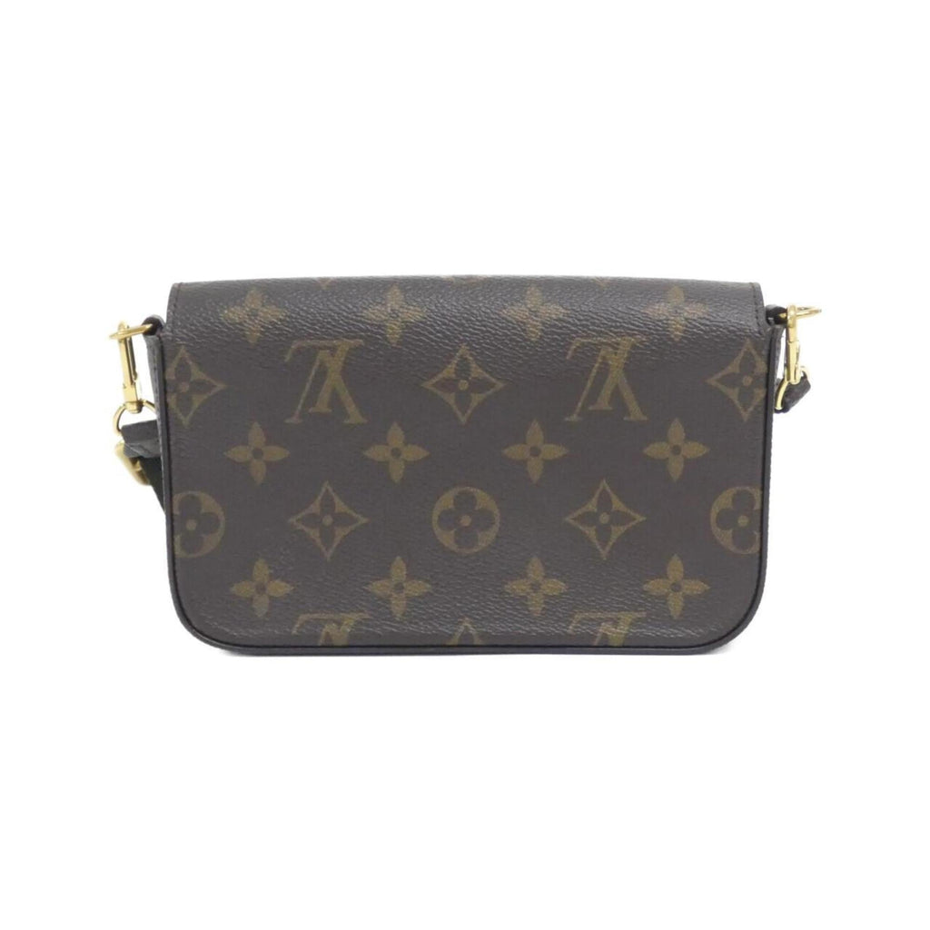 Louis Vuitton Khaki Marron Monogram Monogram Coated Canvas Pochette Pouch Shoulder Bag (Pre-Owned)