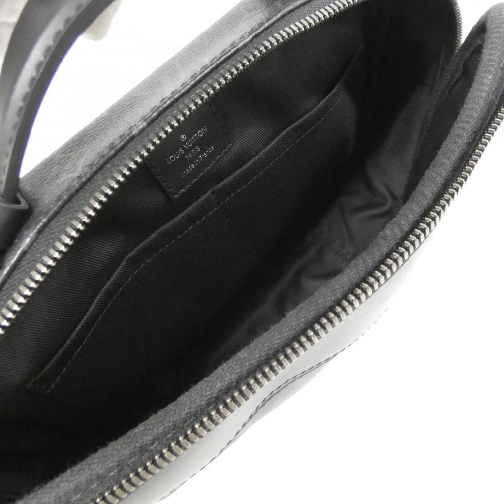 Louis Vuitton Black Coated Canvas Shoulder Bag (Pre-Owned)
