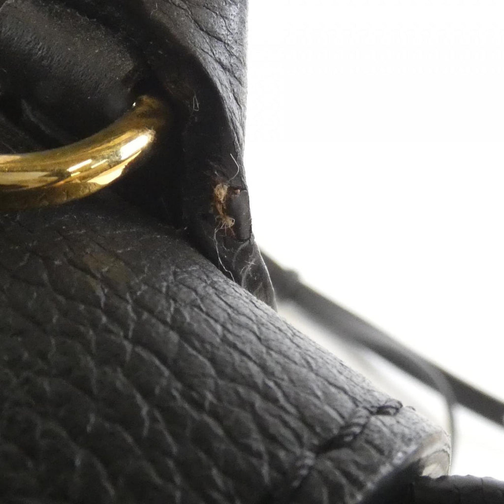 Louis Vuitton Black Leather Backpack (Pre-Owned)
