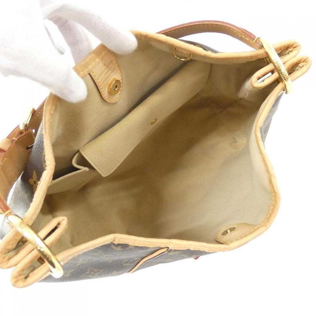 Louis Vuitton Marron Coated Canvas Shoulder Bag (Pre-Owned)