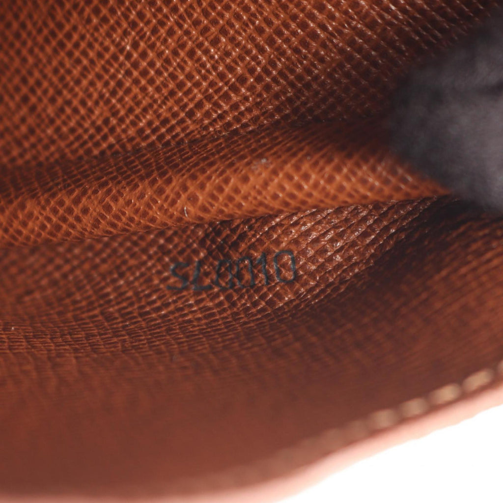 Louis Vuitton Brown Coated Canvas Leather Shoulder Bag (Pre-Owned)
