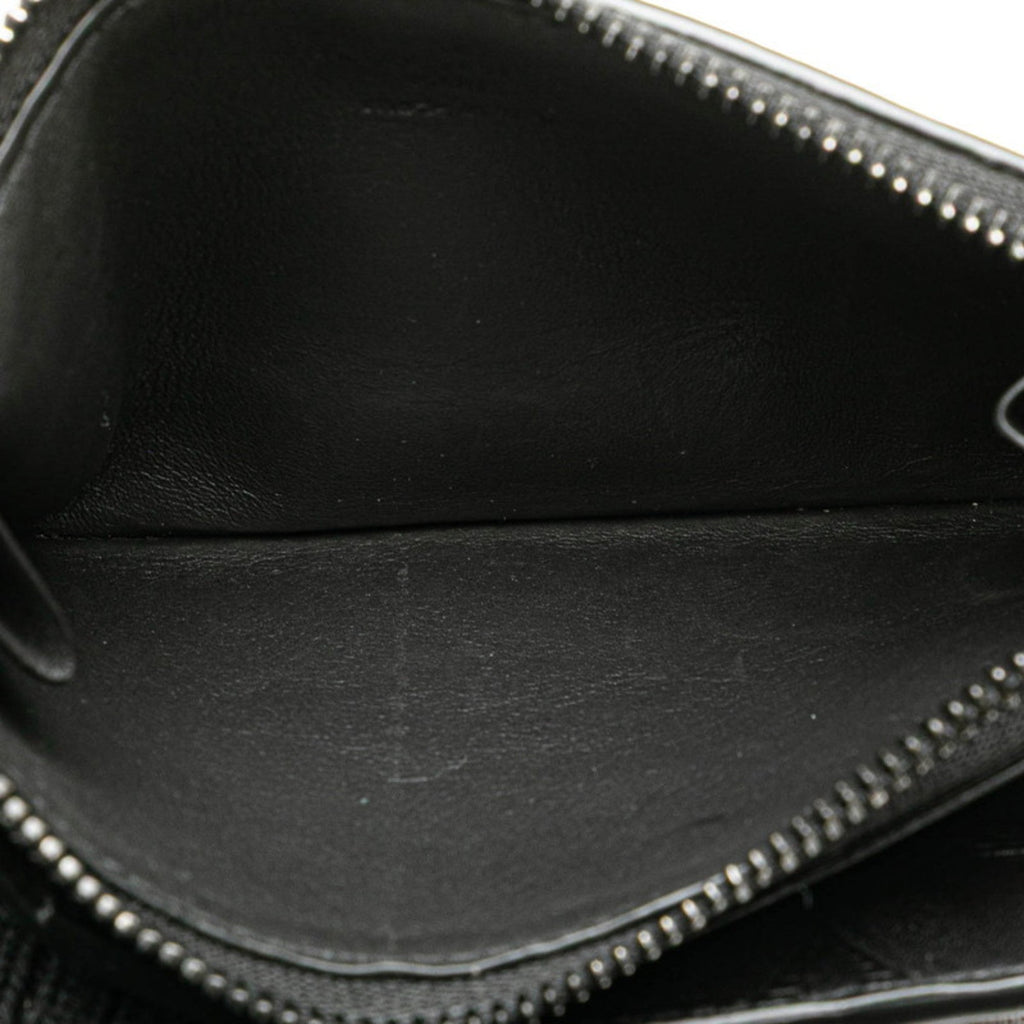 Louis Vuitton Black Noir Leather Coin Purse/Coin Case (Pre-Owned)