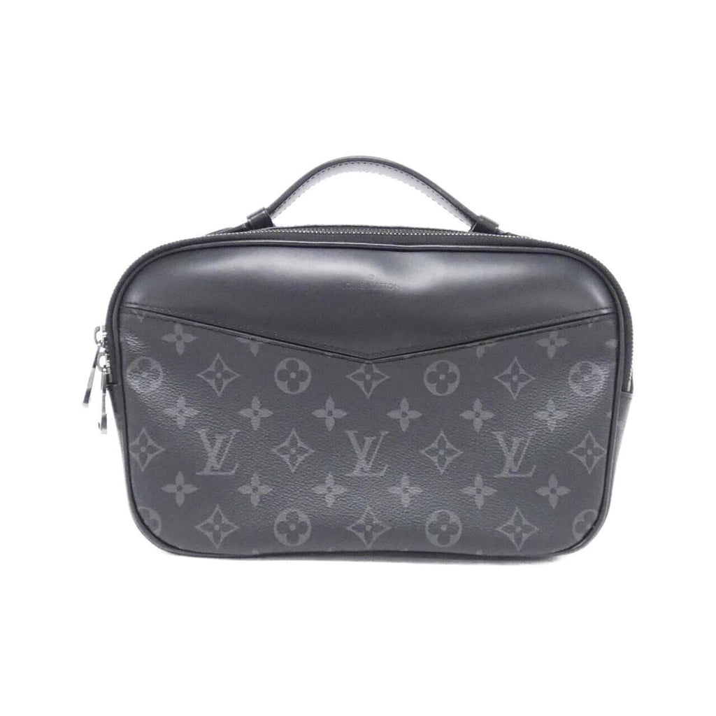 Louis Vuitton Black Coated Canvas Shoulder Bag (Pre-Owned)