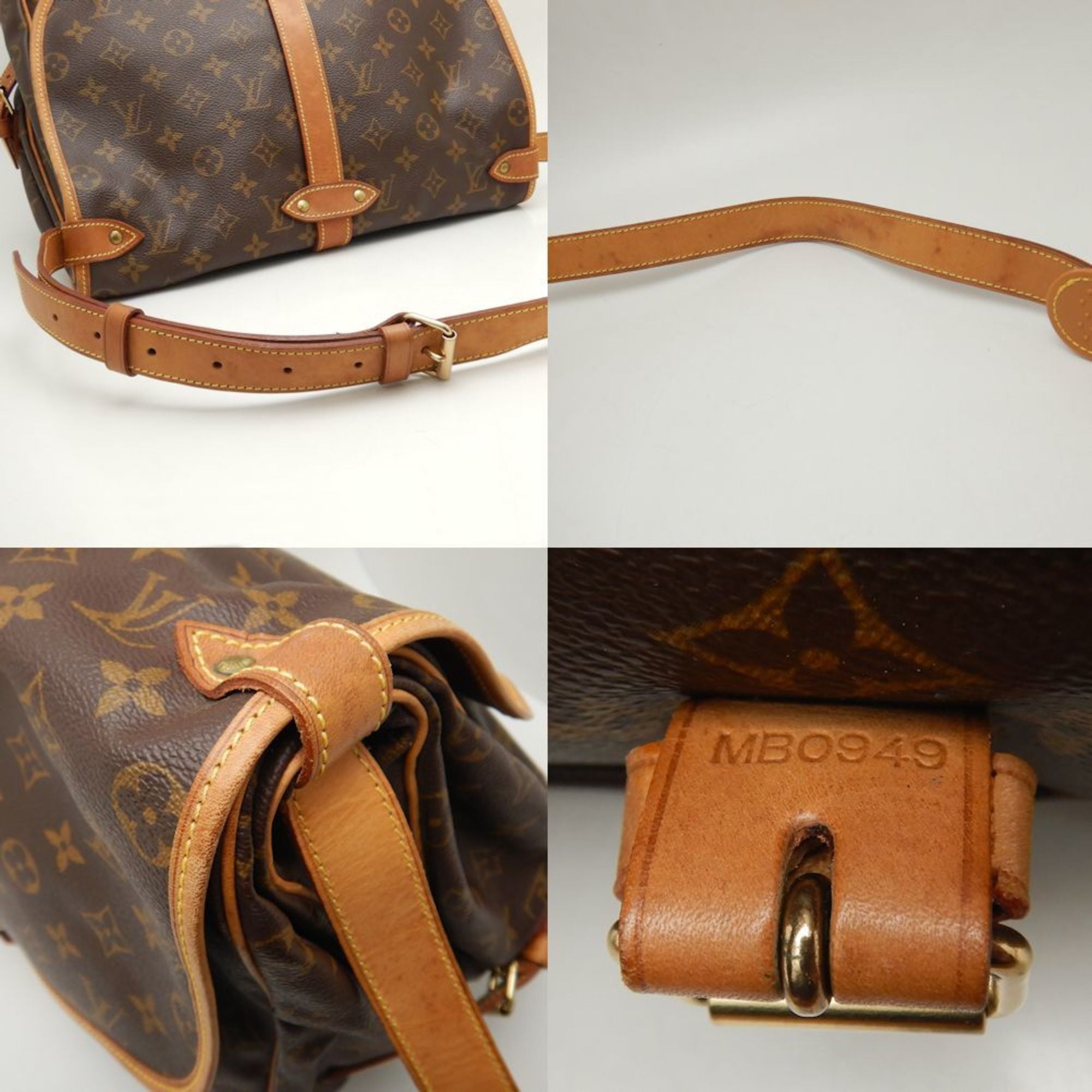 Louis Vuitton Brown Monogram Monogram Shoulder Bag (Pre-Owned)
